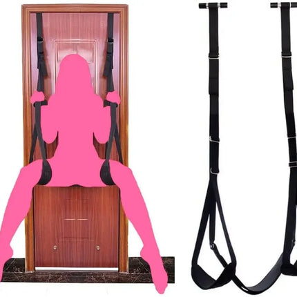 Door Sex Swing Sex Chair Couple Sex Toys Adjustable Shoulder Strap Seat Hanging Adult Swing Sexual Stimulation Adult Products