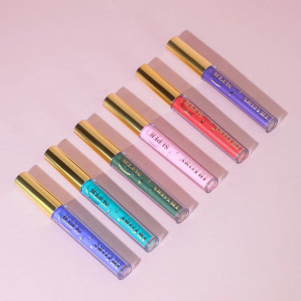 Waterproof Mascara Eyelashes Extension Thick Curling Non-smudge Quick Dry Long Lasting Purple Green Colorful Mascara Makeup Set
