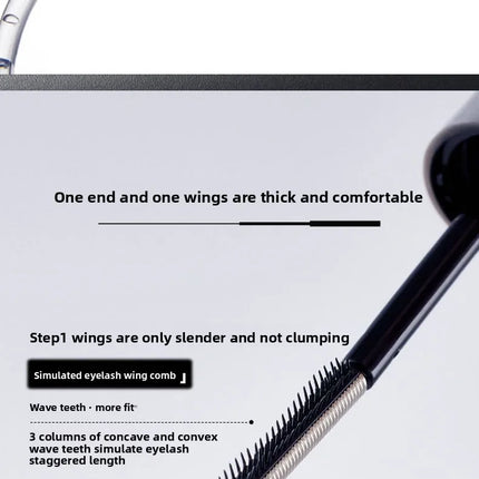 Judydoll Waterproof Lengthening Curling Lash Mascara & PrimerSet in Metal Tube with Fine Comb Brush - Smudge Proof Makeup Beauty