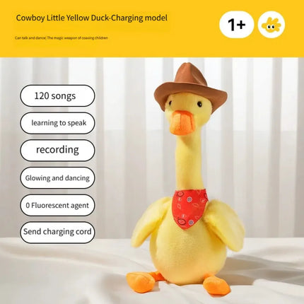 Dancing Duck Electric Duck Plush Toy Singing English Version Dancing Talking Duck Recording Repeating What You Say