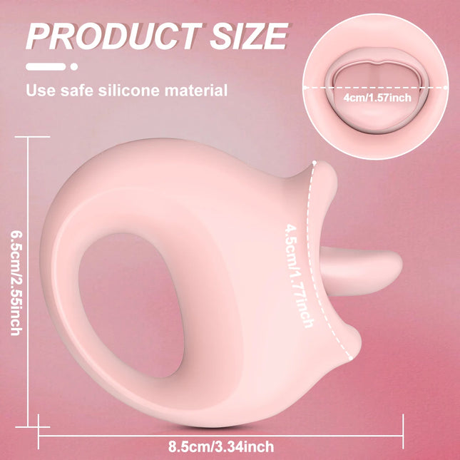 Tongue Licking Vibrator for Women Clitoris Sucker Swing Oral Nipple Stimulator Female Sex Toys Adults Goods for Couples