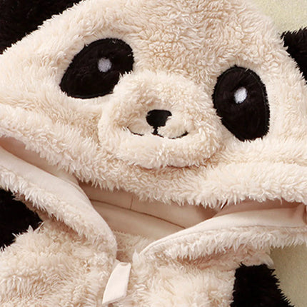 0-36months Baby Romper Newborn Winter Jumpsuit Overall Panda Animal Hooded Romper Keep Warm for Boy Girl Hallowe soft Pajamas