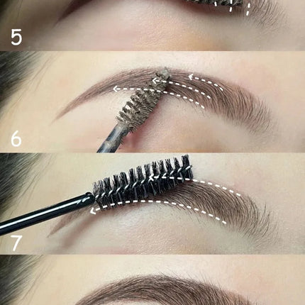 Natural Eyebrow Enhancer Dye Gel Tint Set Waterproof Long Lasting Quick Dry Dyeing Brow Tattoo Tinted Cream Brow Makeup Cosmetic