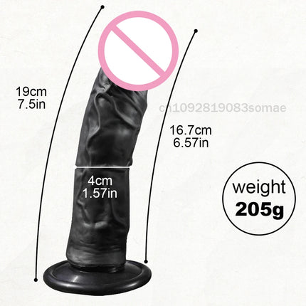 Realistic Dildo for Women Silicone Beginner G-spot Anal Stimulation Dildo with Strong Suction Cup for Adult Sex Toy Masturbator