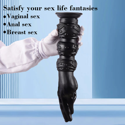 NEW Huge Butt Plug Simulation Hand Fist Dildo Anal Plug Female Male Gay Hand Touching G-spot Vaginal Anal Dilator Sucker Sex Toy
