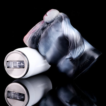 GEEBA Dual Hole Animal Pussy Man Penis Stroker Fantasy Silicone Male Masturbator Realistic Vagina Pocket Onahole Adult Sex Toys