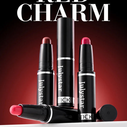 Julystar Nude Brown Matte Lipstick Pen Waterproof Lasting Non-Stick Cup Velvet Fruit Lipstick Lip Tint Pencil Makeup Lip Stain
