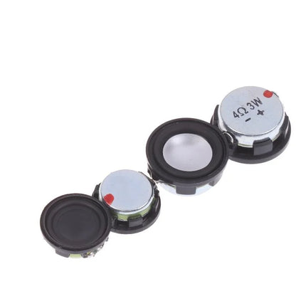 2Pcs Mini Sound Speaker 20/24/28mm 4Ohm 3W 4Ω 3W Full Range Audio Speaker Neodymium Loudspeaker DIY Home Theater