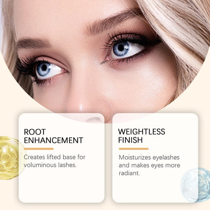 Eyelash Primer Waterproof Mascara Base 5ml Volumizing Lengthening Lash Booster Curling Sweatproof Smudge Proof Eye Makeup Shea