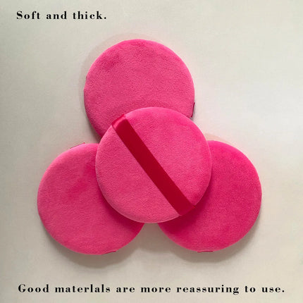 4pcs Add a large makeup sponge powder puff for soft face