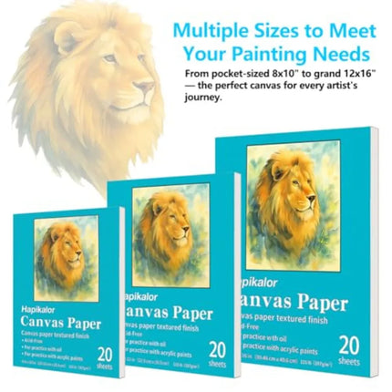 Canvas Painting Acrylic Sketch Book -, 20 Sheets 115lb/187g Mixed Media Sketchbook, Art Supplies for Adults and Canvases Patg p