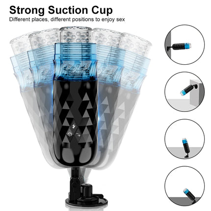 Thrusting Rotating Mastubator Automatic Male Masturbator Cup Pocket Pussy Blowjob Electric Male Piston for Penis Men Sex Toys