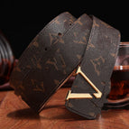 110 cm / Coffee Flower Gold Buckle