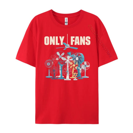 Only Fans Mens Clothing Plus Size Men's Fashion Short Sleeve Clothing Print Cotton Tee Shirts
