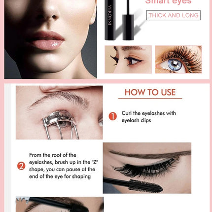 7 color quick-drying mascara thick curling waterproof and sweat-proof color mascara multi-color non-smudge curling mascara