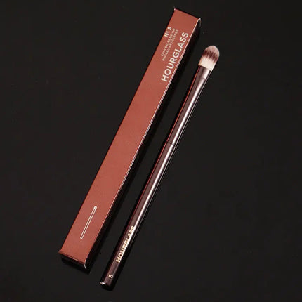 1pc Hourglass Powder Contour Makeup brushes Foundation Blusher Make up brush metal handle Concealer Bronzer high end with box