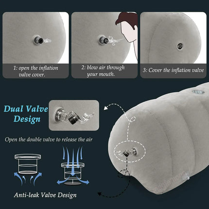 Sex Pillow Couples Sex Toys, SM Product Heart Shaped Inflatable Cushion Furniture for Bedroom Dildo Mount, Cross Strap, Nipple C