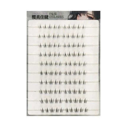 No Glue Need Sunflower Bottom Eyelashes Individual Lower Lashes Cluster Self-adhesive Natural Comic Under Eyelash Extension