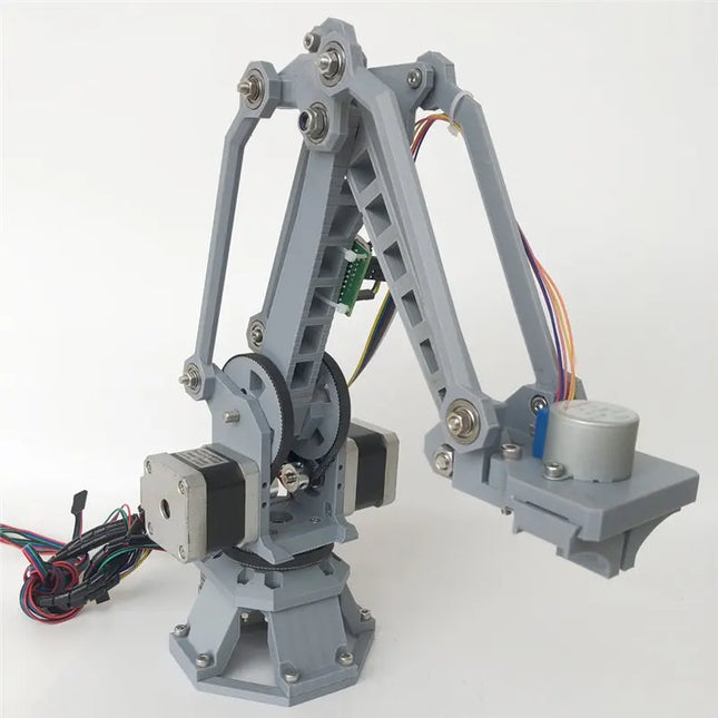 3D Printing High Precision 4-axis Stepping Robot Arm For Arduino Robot DIY Kit Compatible CNC Driver Stepper Claw Clamp Kit