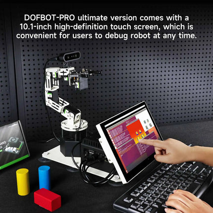 Yahboom DOFBOT PRO 6DOF Robotic Arm ROS Python Programming Learning Kit AI Large Model 3D Deep Point Cloud Recognition Gripping