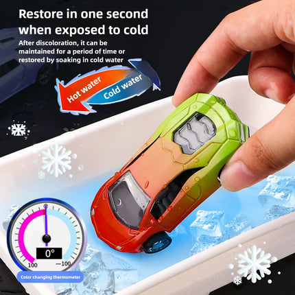 1:64 Color Change Alloy Car Toys for Kids Temperature Sensing Inertial Pull Back Mini Racing Cars Model for Boys Children Gifts