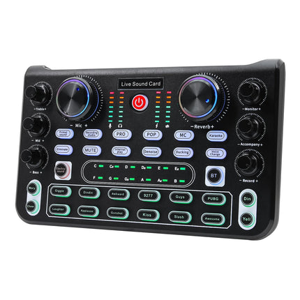 Professional Portable Mixer Sound Mixing X60 Sound Card English Version Convenient Compact For Live Broadcast KTV Singing