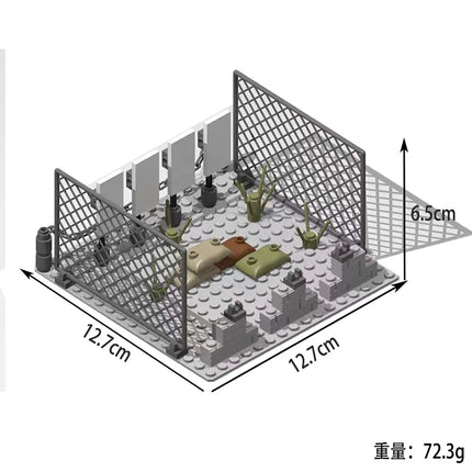 WW2 Military Observation Tower - Army Base Building Blocks