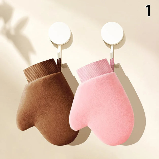 Reusable Body Self-Tanning Glove Cream Lotion Mousse Body Cleaning Glove Double-Sided Prevents Sticky Hands Applicator Self Tan