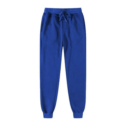 2026 Men's New Casual Sports Pants Fashion Solid Color Loose Pants Street Wear Autumn/Winter Slow Running Fitness Pants