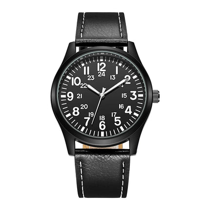 TPW Air Force Field Watch Fabric Strap 24 Hours Display Quartz Movement 42mm Dial
