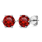 Garnet Red / 0.5 CT X 2