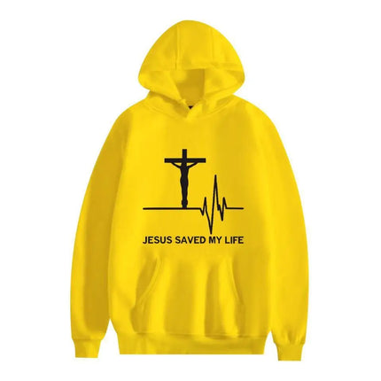 2024 New Spring and Autumn Men's Leisure Outgoing Sports and Fitness Hoodie Printed Leisure Loose Hooded Plush Couple Sweater