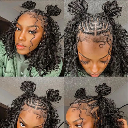 Bulk Braiding Hair Human hair Deep Wave Unprocessed No Weft Boho Braids Human Hair Bulk Extensions Brazilian Remy Hair