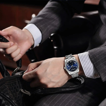NIBOSI Men's Watches Top Brand Luxury Man Watch For Men Automatic Date Week Waterproof Quartz Wristwatches Luminous Reloj Hombre