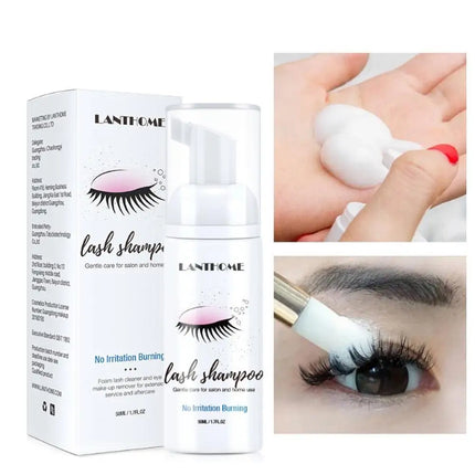 Eyelash Extension Shampoo Foam Lash Cleaning Foam Deep Clean  Mousse No Stimulation Mascara Remover Makeup Accessories Tools