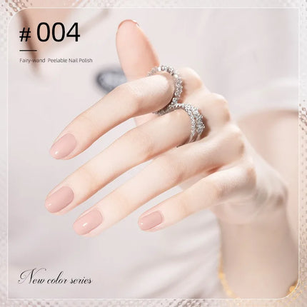 Colorful Water-Base Nail Polish 40 Colors Air Dry Peel Off Nail Art for Manicure DIY Long Lasting Nail Supplies Painting Varnish