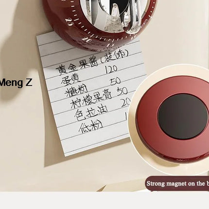Magnetic Kitchen Timer Manual Countdown Alarm Clock Digital Timer Mechanical Cooking Timer Study Stopwatch Cooking Shower