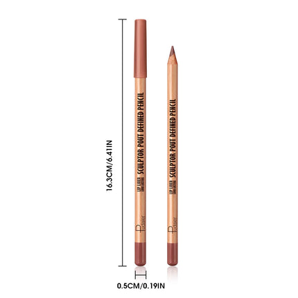 This matte, waterproof lip liner is long-lasting and non-fading, easy to apply, and perfect for beginners.