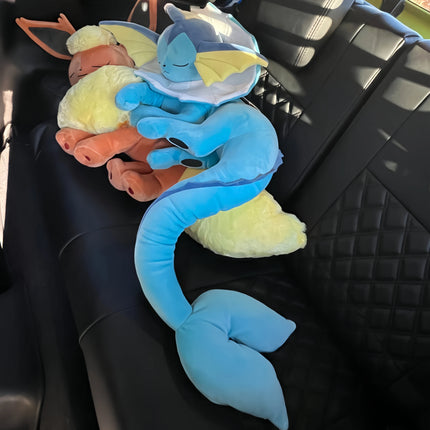large size Flareon Vaporeon Pokemon Eevee Collection Plush Stuffed Doll Anime Espeon Umbreon Glaceon Leafeon Sylveon Toys Gift