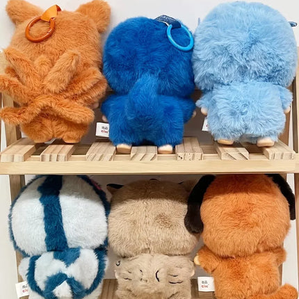 HOT!!Shippuden Beast Party Series Cute Plush Doll Toy Cartoon Backpack Pendant Anime Peripheral Gift Box Naruto Blind Box Gift