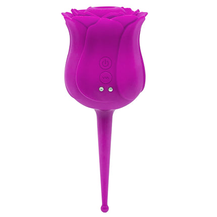 G-Spot  Stimulating Vibrators  oral Sucking Handheld Rose Flower Shape   Adult Toys Sex for Female Women