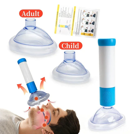 Automatic First Aid Device Choking CPR Machine with Masks Anti Choking Rescue Device Portable Anti Asphyxia Home Suction Rescue