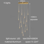 golden 15 lights / white light