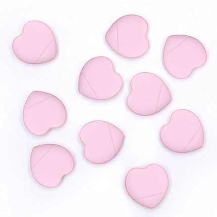5/10pcs Heart Finger Puff  Mini Makeup Sponge Small Air Cushion Powder Sponge Case Face Concealer BB Cream Cosmetic Puff Beauty