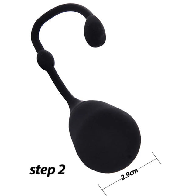 3 Steps to Exercise Female Vaginal Dumbbell Reshaping Pelvic Bone Rehabilitation Girl Tightening Vaginal Massage Ball