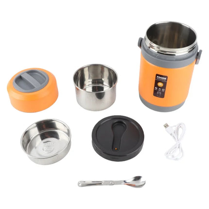 2L Portable Thermal Cooker Pot 304 Stainless Steel Food Containers  Constant Temperature Heat Preservation Lifting Pot