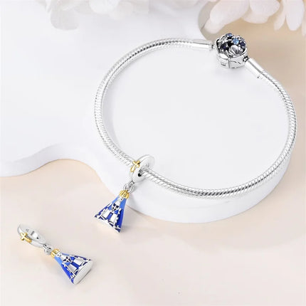 Original New 925 Sterling Silver Prayer Virgin Mary Charms Beads Fit Necklace Bracelet Accessory DIY Jewelry For Women Gift