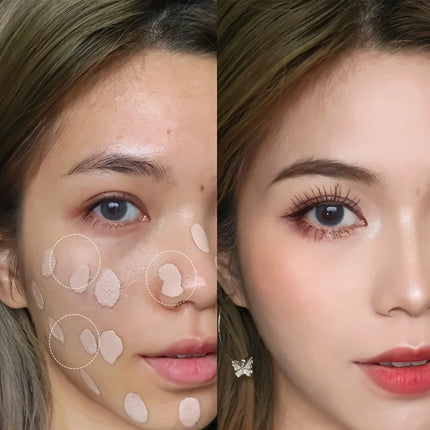 Full coverage foundation - matte finish, creamy texture, strong coverage, moisturizing, oil control, pore minimizing, non-greasy