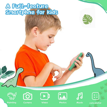 Kids' 3.97-inch Touch Screen Toddler Smart Phone Learning Toy, with Educational Games, High Capacity Children's Phone,Toy Phone