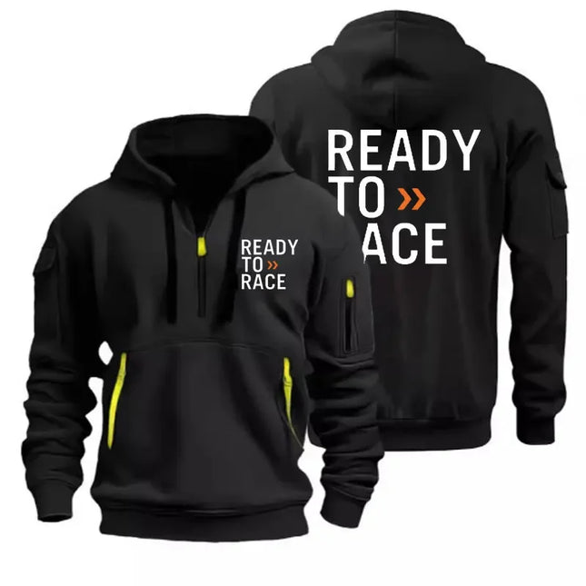 Autumn Men Women Sweatshirt Ready To Race Enduro Cross Motocross Bitumen Bike Tracksuit Pullover Hoodie Loose Streetwear Tops